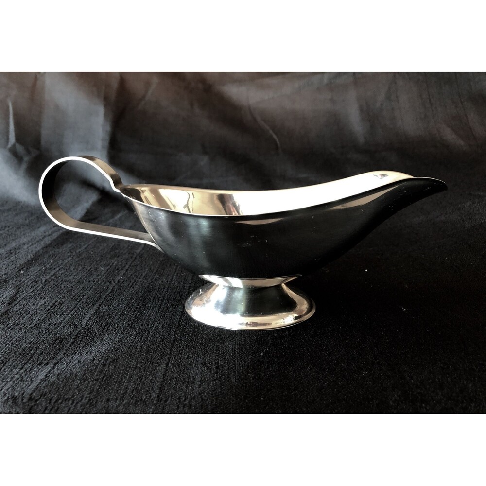 Stainless Steel / Silver Gravy Boat, Vintage, Lovely Condition, Stunning! - Picture 5 of 5